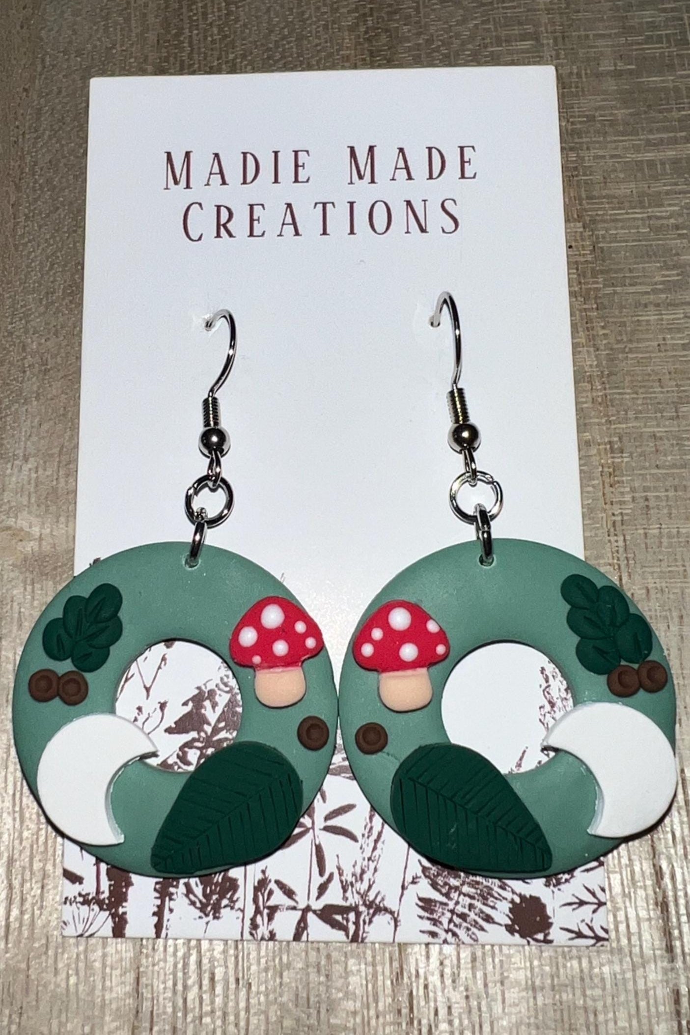 Woodland dangle earrings