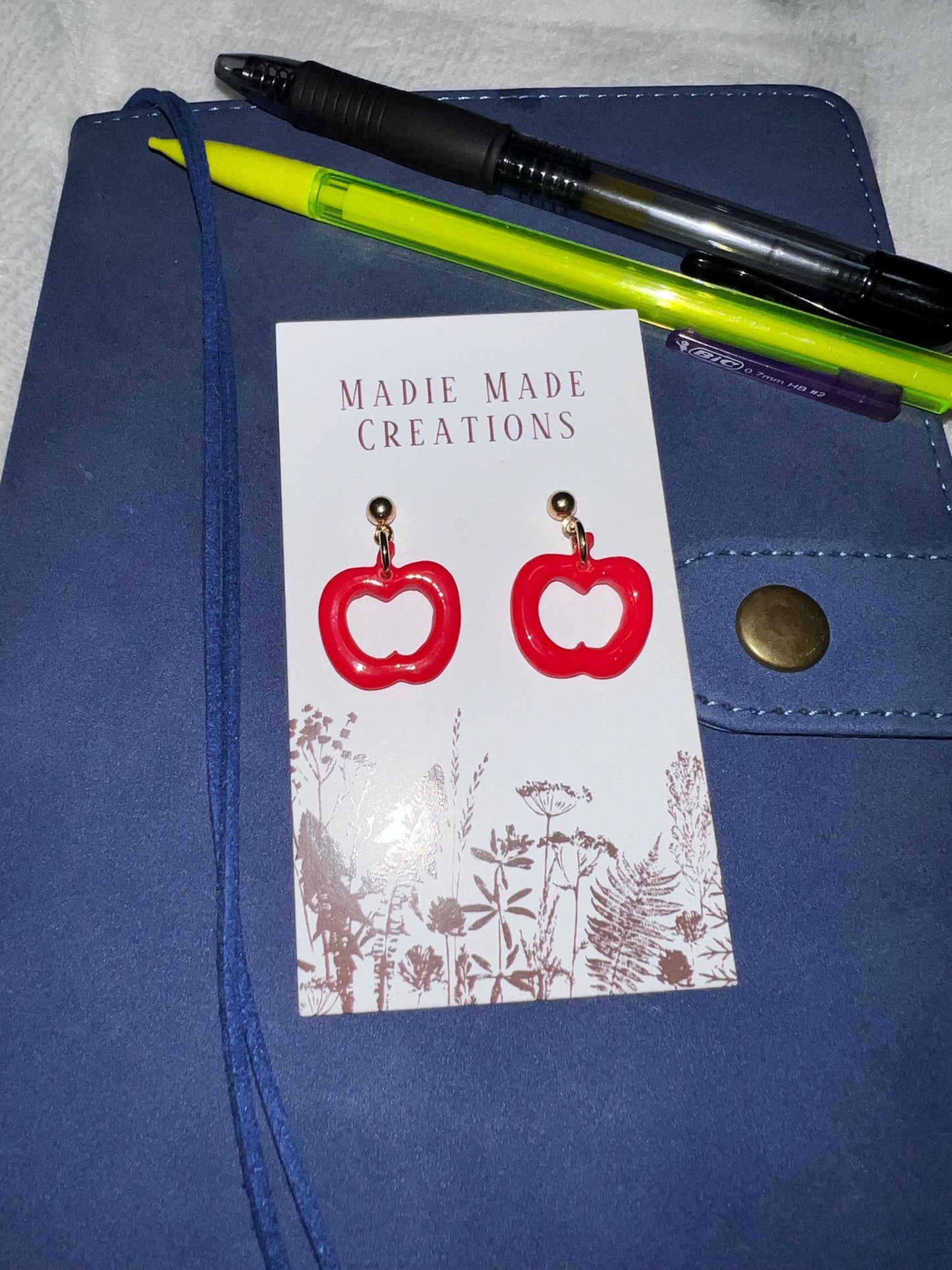 Whole apple studs