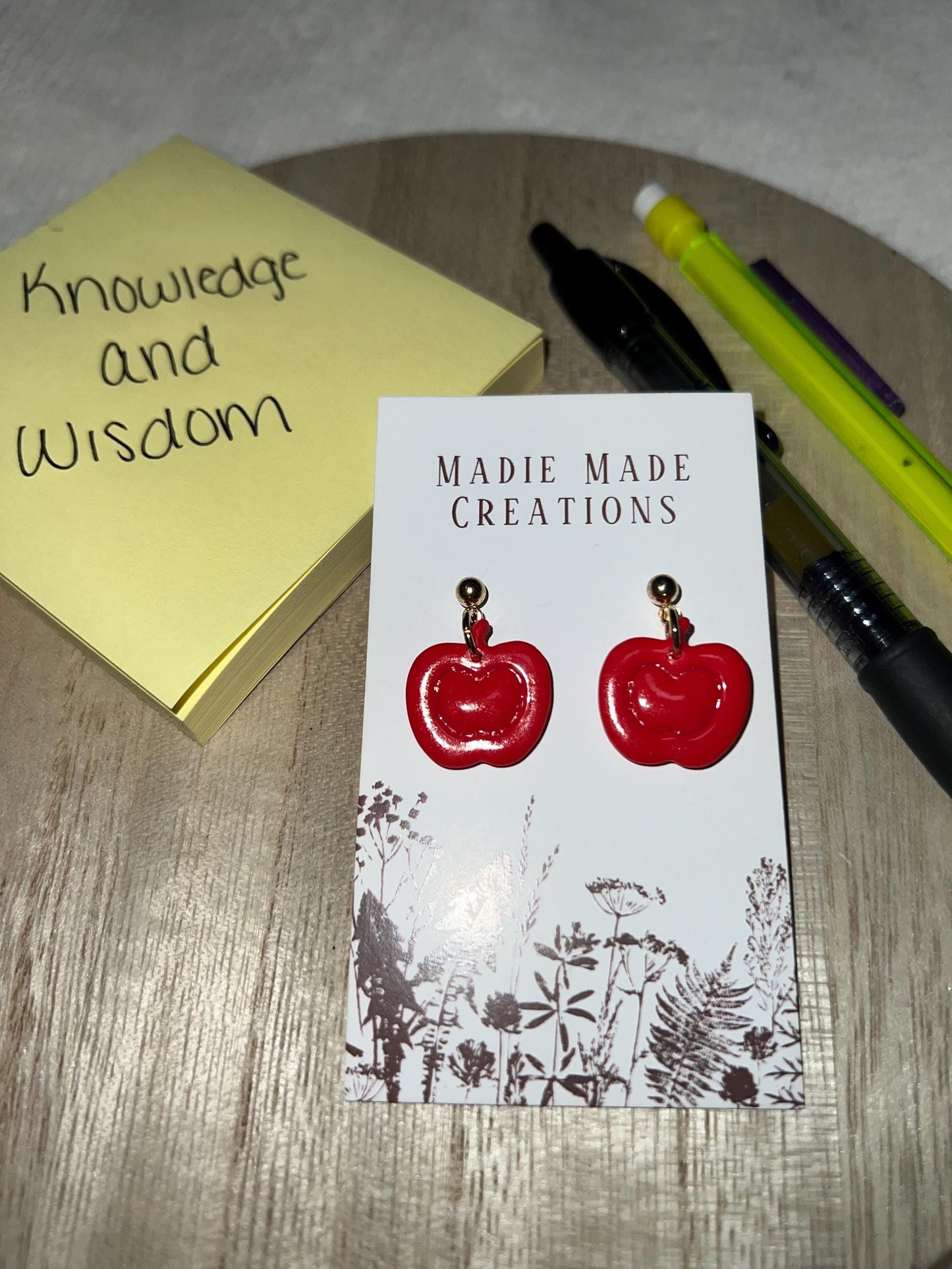 Whole apple studs