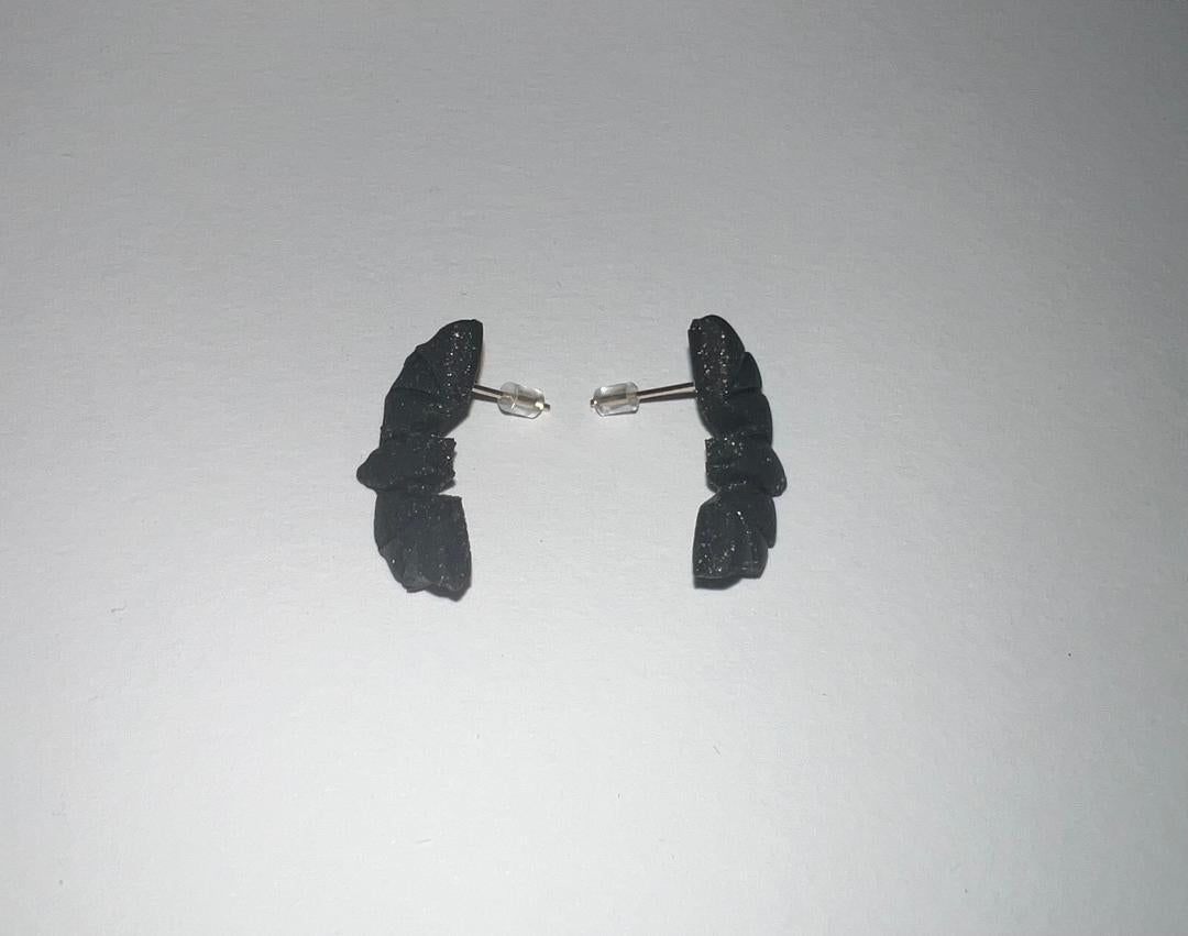 Bat stud earrings