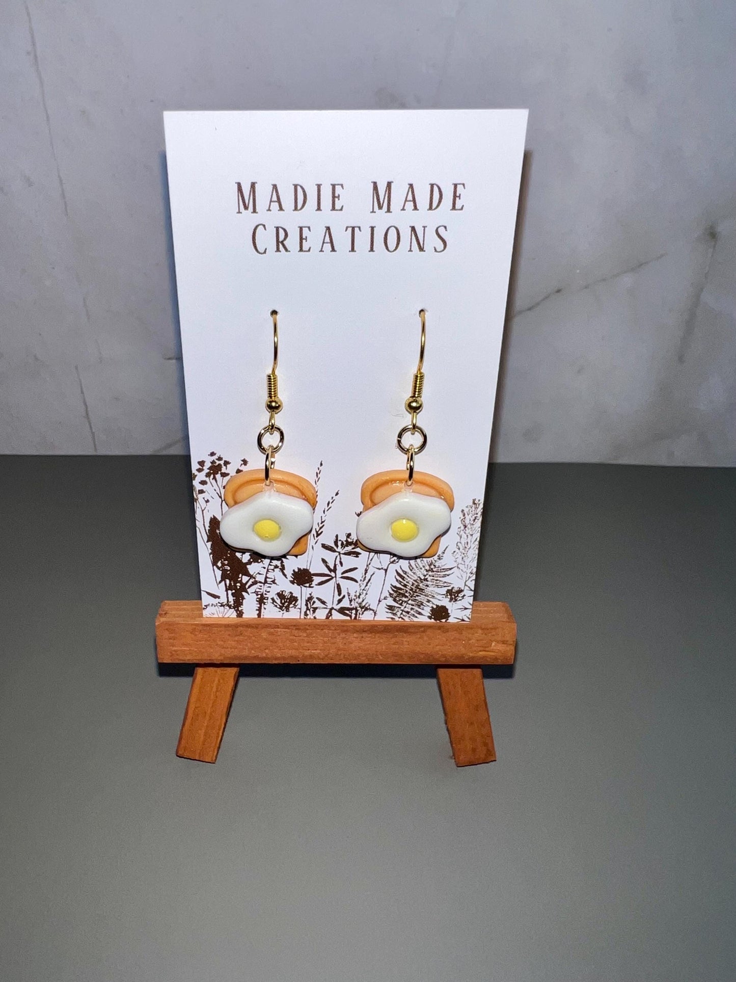 Egg & Toast dangles