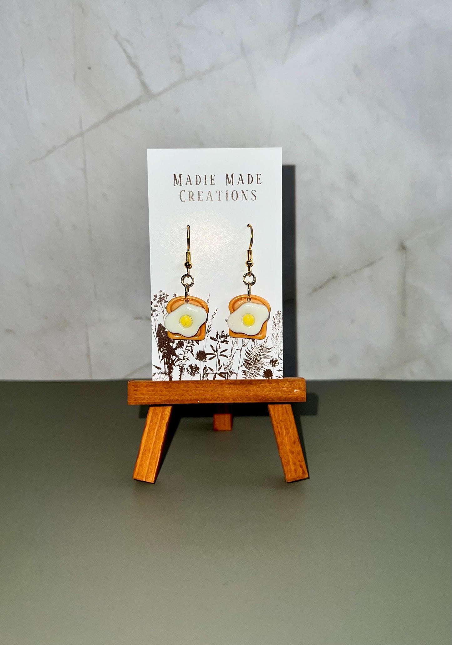 Egg & Toast dangles
