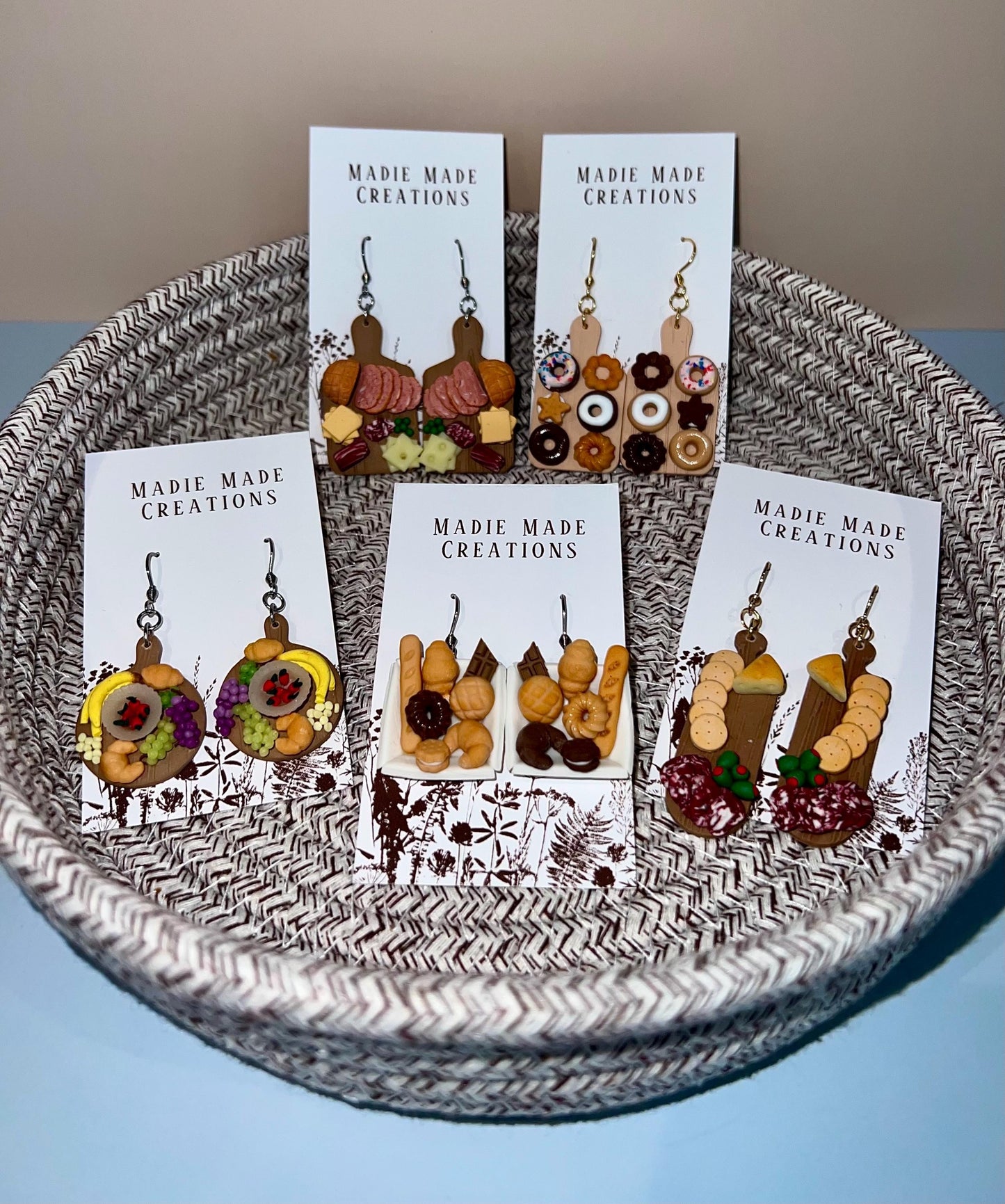 Charcuterie Board earrings