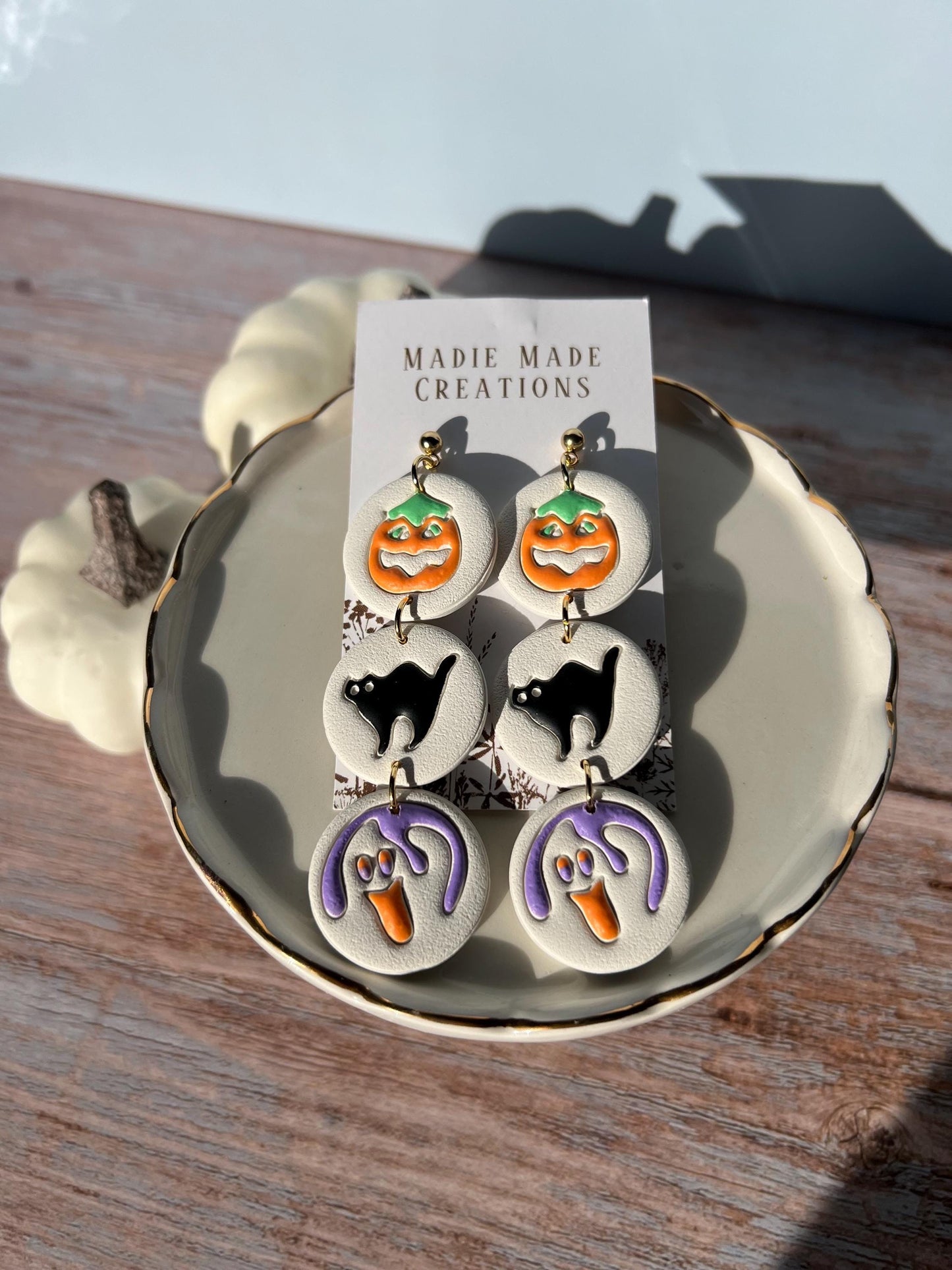 Halloween Cookie studs