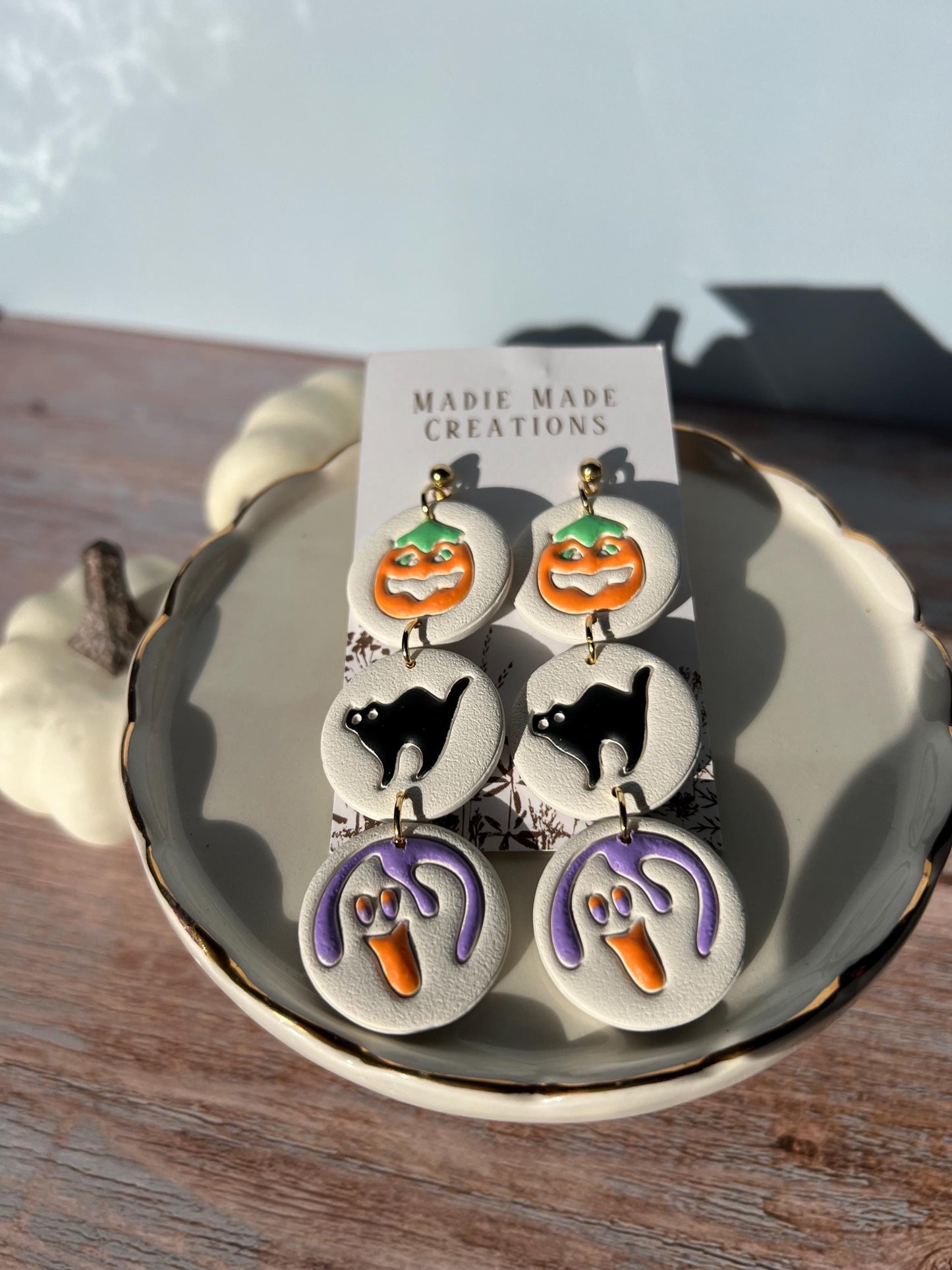 Halloween Cookie studs