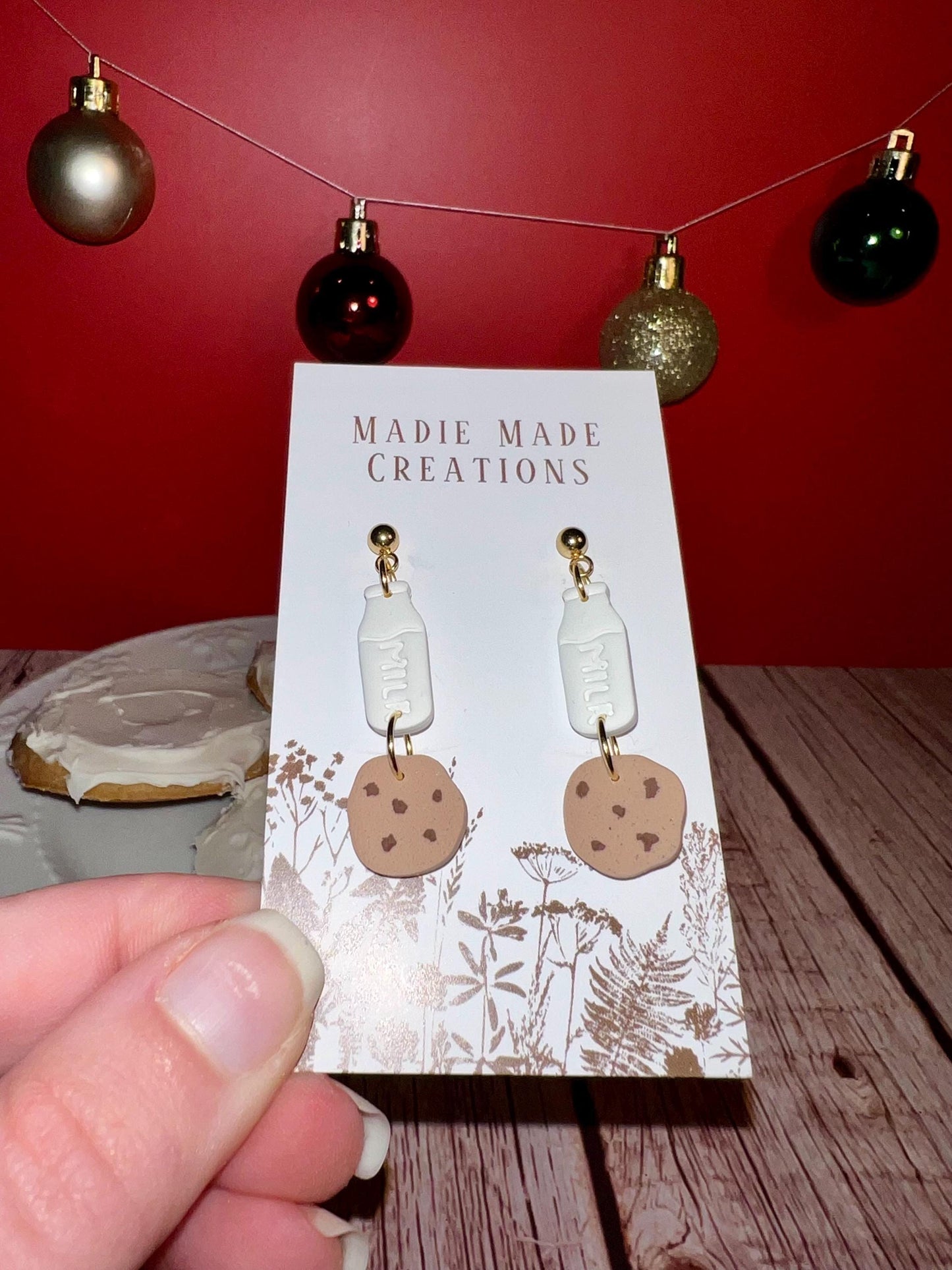 Milk and Cookie studs