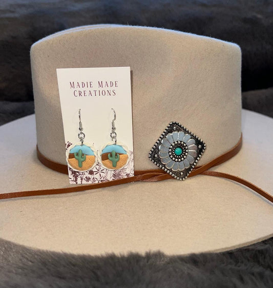Desert dangle earrings