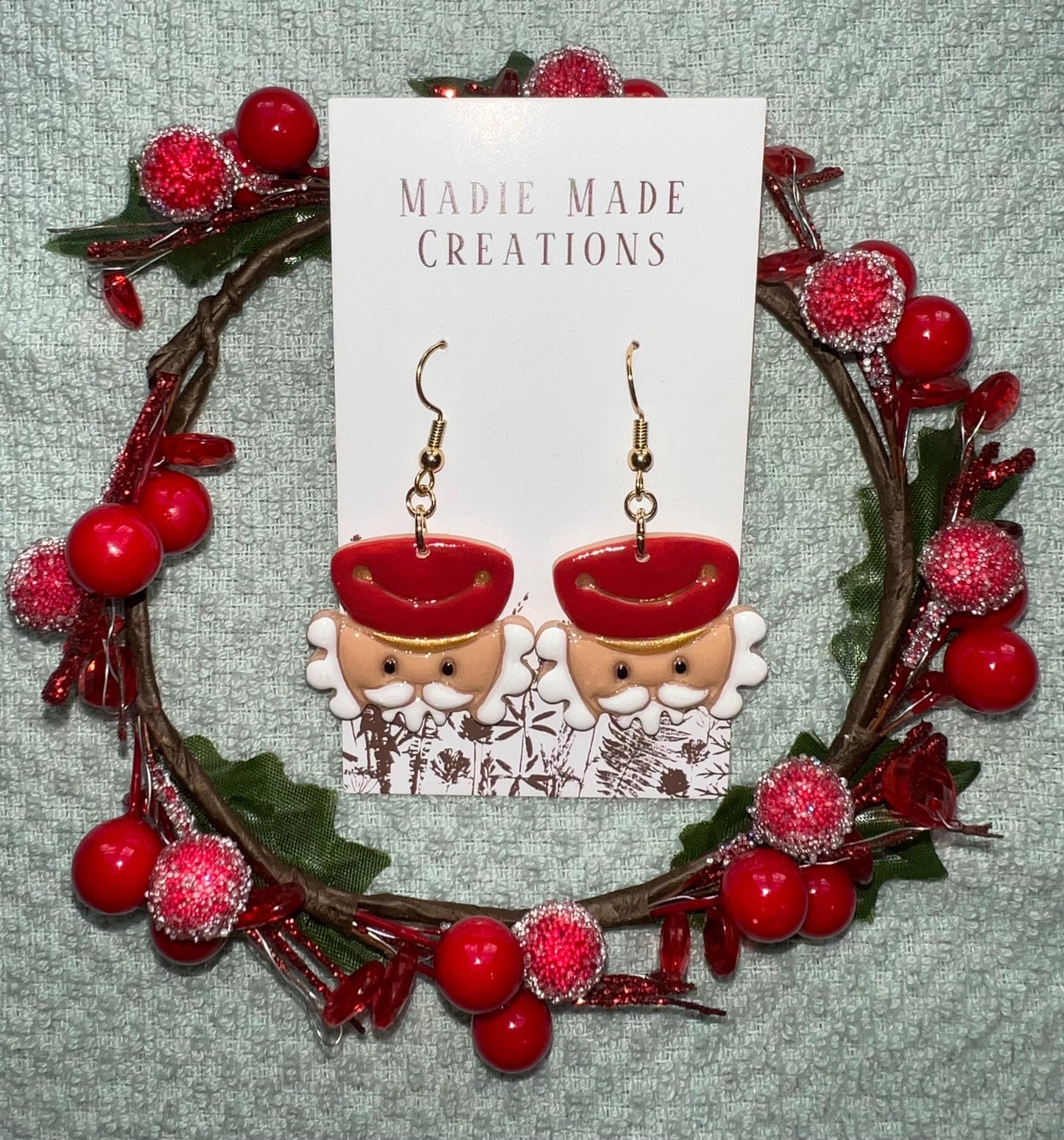 Nutcracker dangle earrings