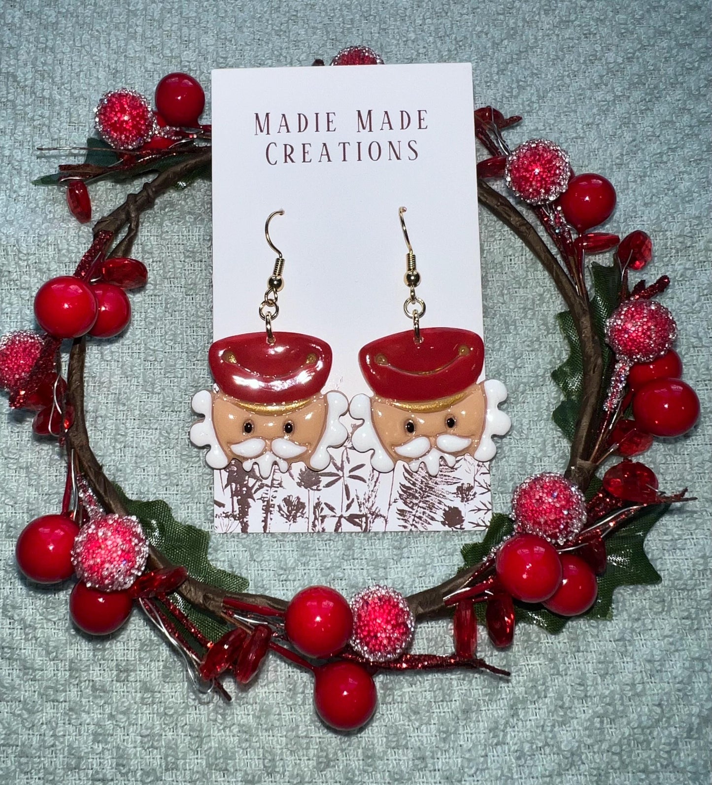 Reindeer dangle earrings