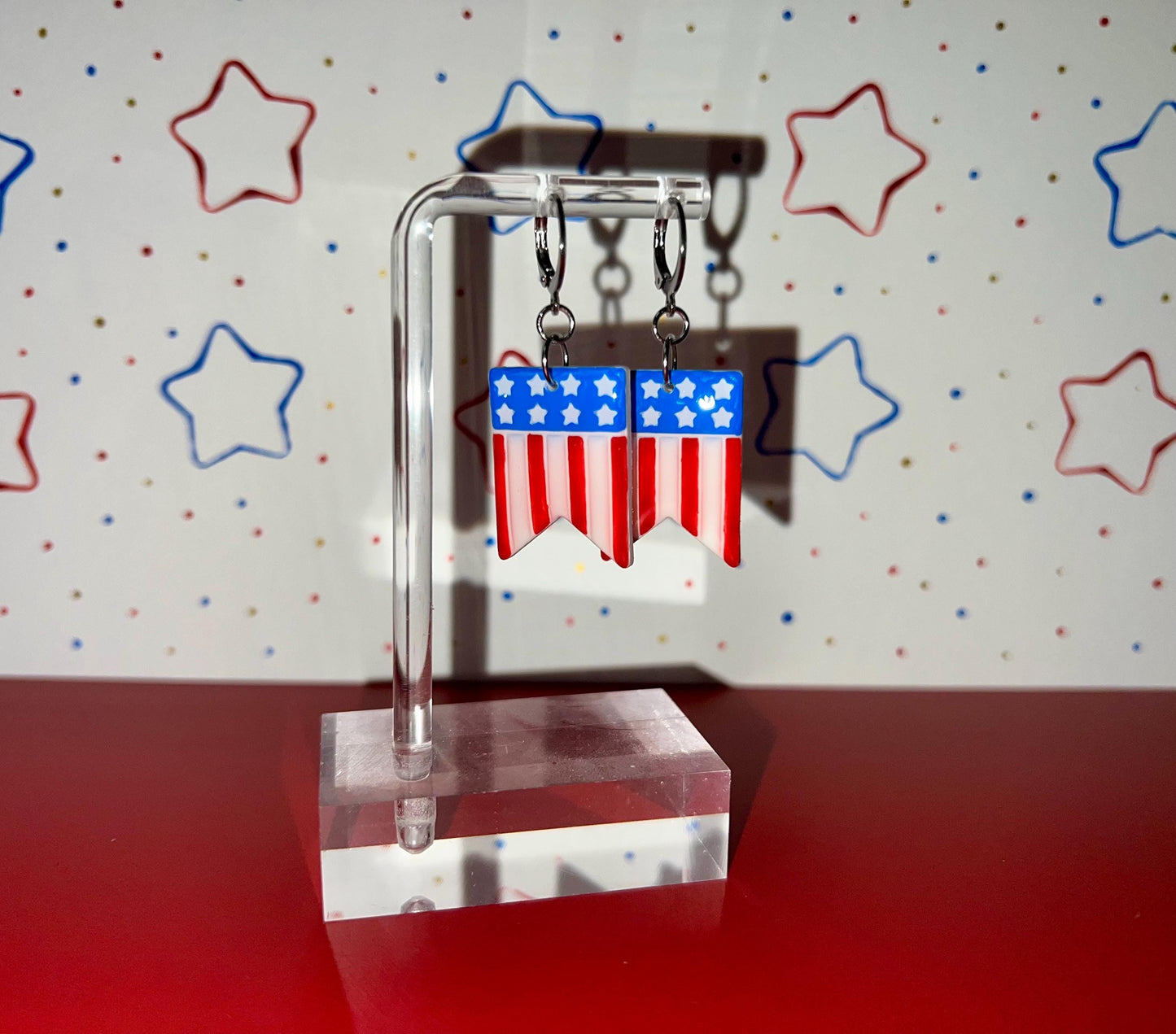 American Flag Earrings