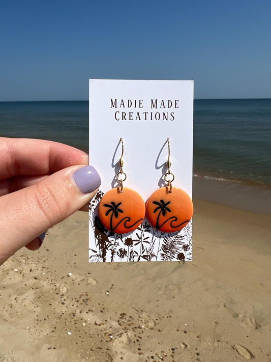 Sunset By The Sea dangles