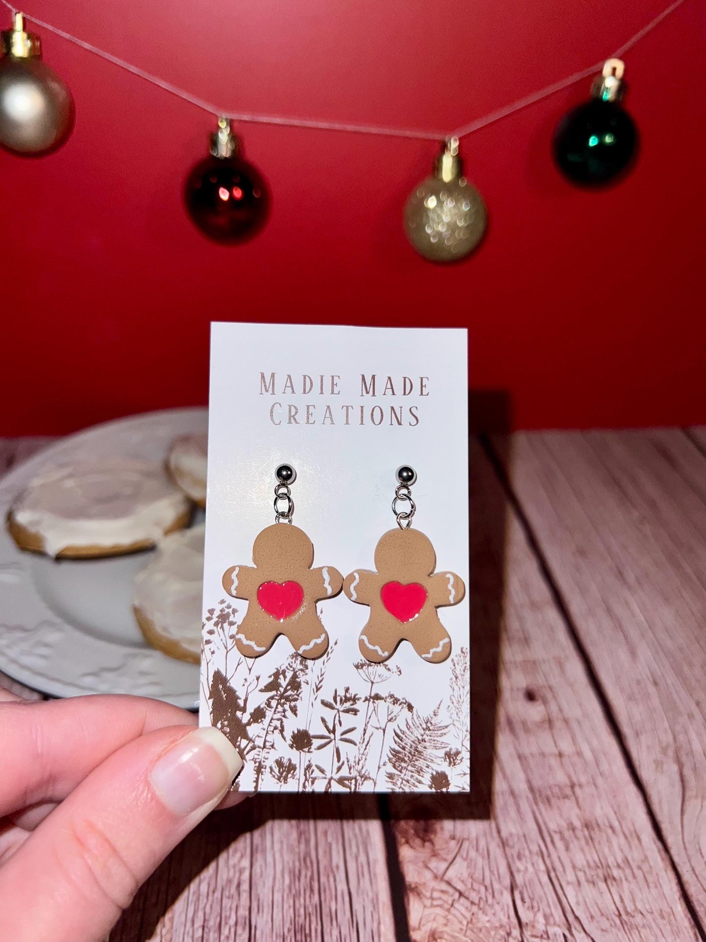 Gingerbread Cookie Studs