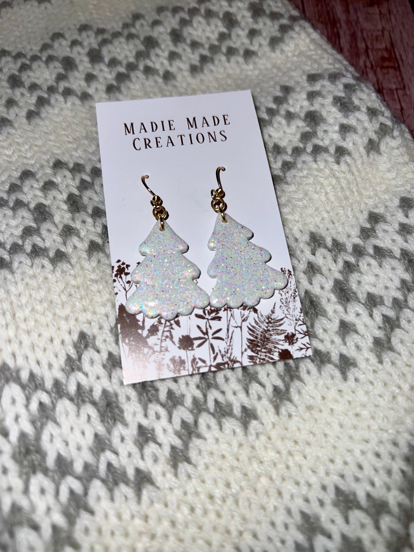 Glitter Tree dangles