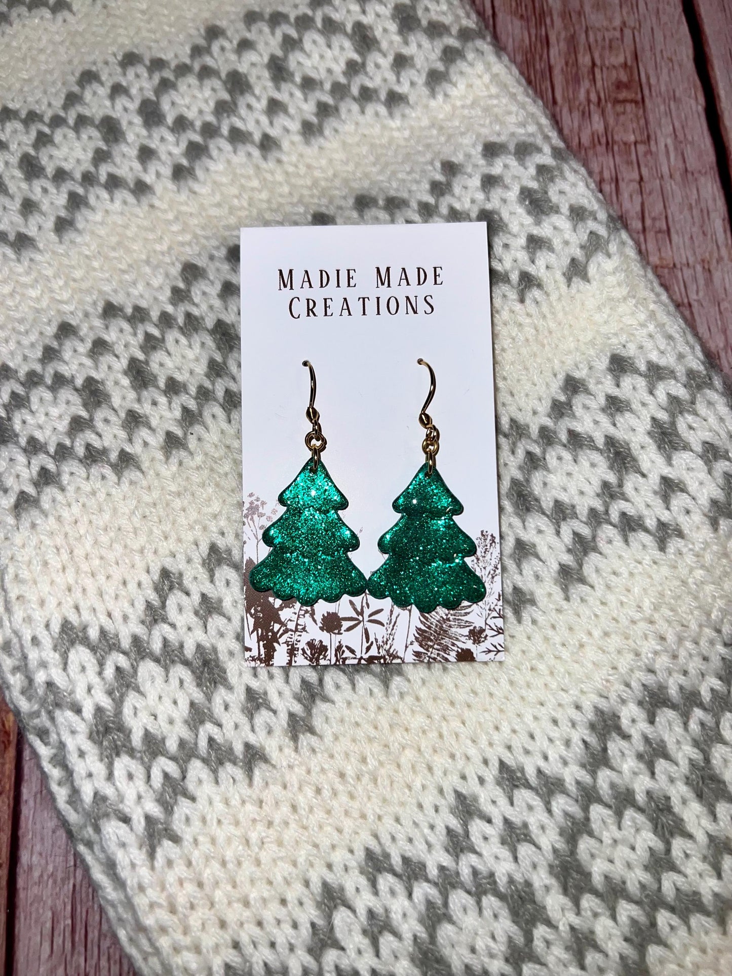 Glitter Tree dangles